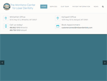 Tablet Screenshot of mtlaserdentistry.com